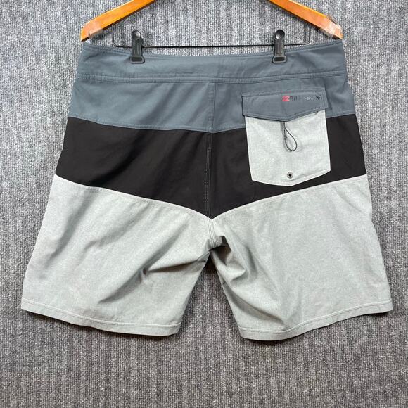 Billabong Platinum X Board Shorts Men's 36 Blue Color Block Swimwear Beach Surf - Picture 8 of 9